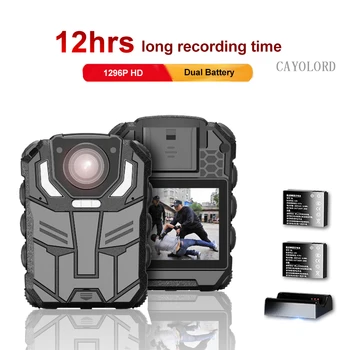 1296P UHD Body Camera 2 Inch Display, Night Vision, Dual battery Body Worn Camera with dock charger, Police Camera
1296P UHD Body Camera 2 Inch Display, Night Vision, Dual battery Body Worn Camera with dock charger, Police Camera