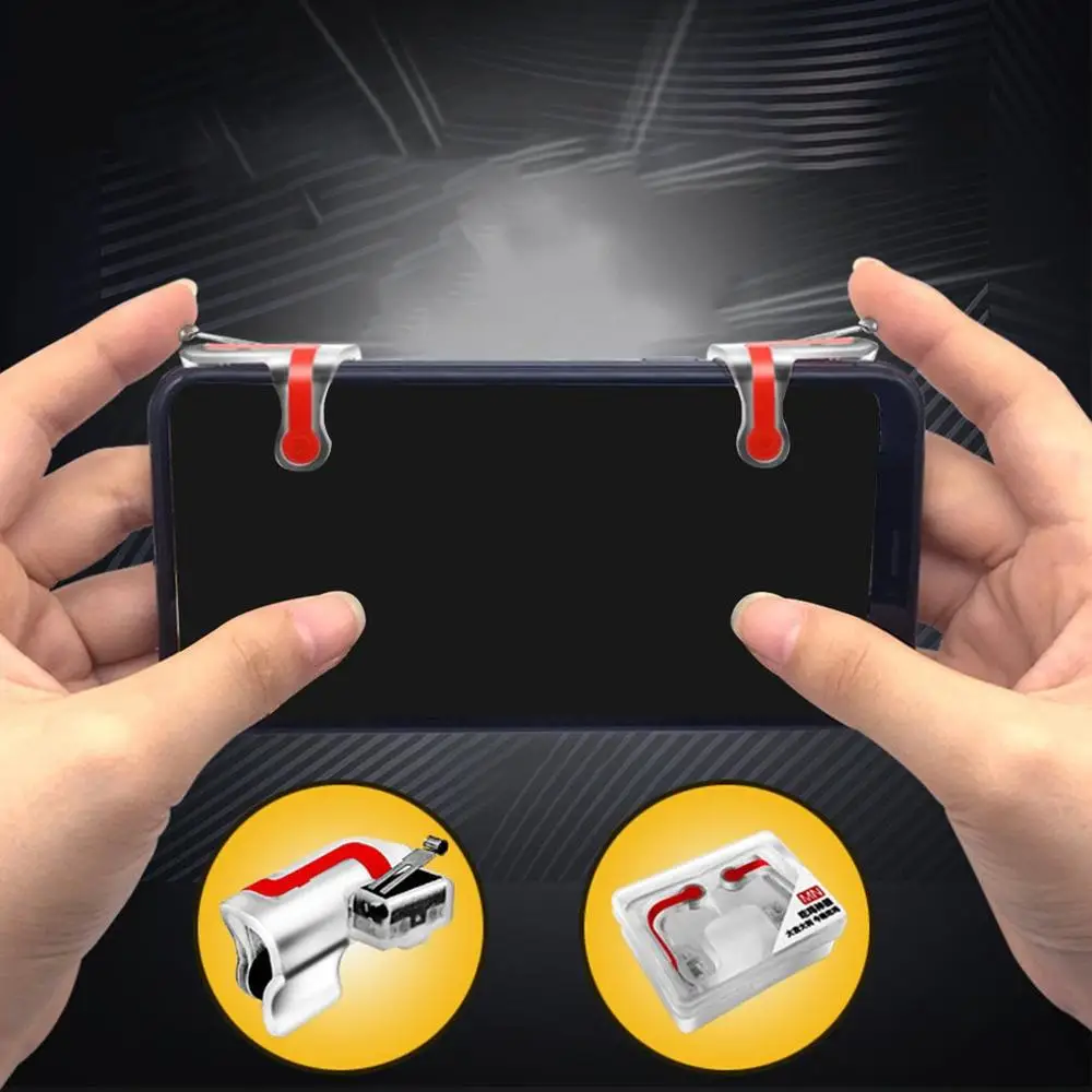 2pcs PUBG Mobile PhoneTrigger Fire Button Handle Shooter Controller Mobile Game Fire Button Target Key for IOS Andriod
2pcs PUBG Mobile PhoneTrigger Fire Button Handle Shooter Controller Mobile Game Fire Button Target Key for IOS Andriod