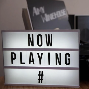 LED Light Box Movie Cinema Light Box LED A4 Size Home Supplies Letter Luminous Combination Wedding Decor Lamp Cinematic Party
LED Light Box Movie Cinema Light Box LED A4 Size Home Supplies Letter Luminous Combination Wedding Decor Lamp Cinematic Party