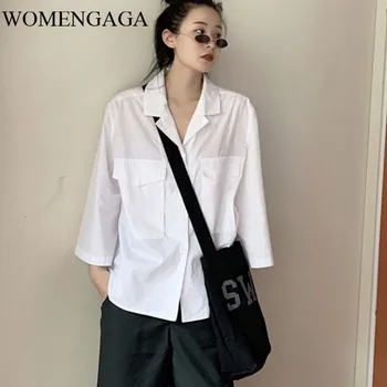 Loose Vintage Fashion Blouse Single Breast Pocket 2020 Spring Pocket Elegant Goddess Fan Casual Style Loose Shirt DMY3886 
Loose Vintage Fashion Blouse Single Breast Pocket 2020 Spring Pocket Elegant Goddess Fan Casual Style Loose Shirt DMY3886