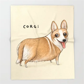 Corgi Pajamas Welsh Corgi in Pjs Pattern Print Cute Dog Gifts Custom Dog Portrait Throw Blanket Warm Microfiber 
Corgi Pajamas Welsh Corgi in Pjs Pattern Print Cute Dog Gifts Custom Dog Portrait Throw Blanket Warm Microfiber