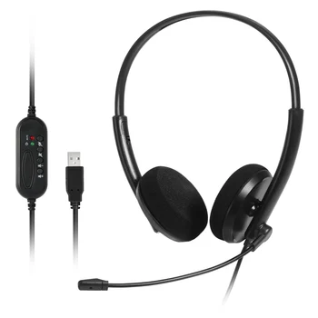 SOONHUA Call Center USB Headset Computer USB Headset With Microphone Wired Business Headset With Volume And Mute Control
SOONHUA Call Center USB Headset Computer USB Headset With Microphone Wired Business Headset With Volume And Mute Control