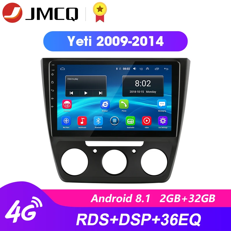 10" 2G+32G Android 8.1 System Car Radio Multimedia Video Player 4G NET Navigation GPS for Skoda Yeti 5L 2009-2014 RDS DSP
10" 2G+32G Android 8.1 System Car Radio Multimedia Video Player 4G NET Navigation GPS for Skoda Yeti 5L 2009-2014 RDS DSP
