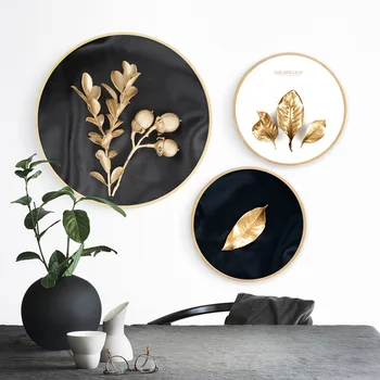 Golden Leaf Porch Luxury Round Nordic Home Decoration Canvas HD Prints Poster Painting for Living Room Wall Art Modular Picture
Golden Leaf Porch Luxury Round Nordic Home Decoration Canvas HD Prints Poster Painting for Living Room Wall Art Modular Picture