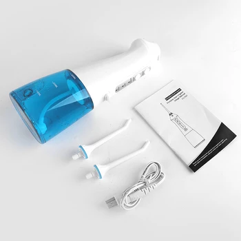 300 ML Oral Irrigator Dental USB Rechargeable Electric Water Jet Dental Flosser Portable Irrigator Dental Care Cleaning Tools 
300 ML Oral Irrigator Dental USB Rechargeable Electric Water Jet Dental Flosser Portable Irrigator Dental Care Cleaning Tools