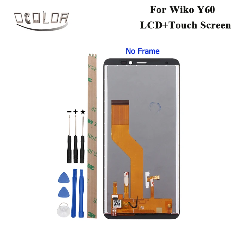 ocolor For Wiko Y60 LCD Display and Touch Screen +Tools And Adhesive Replacement For Wiko Y60 Mobile Phone Accessories 5.45''
ocolor For Wiko Y60 LCD Display and Touch Screen +Tools And Adhesive Replacement For Wiko Y60 Mobile Phone Accessories 5.45''