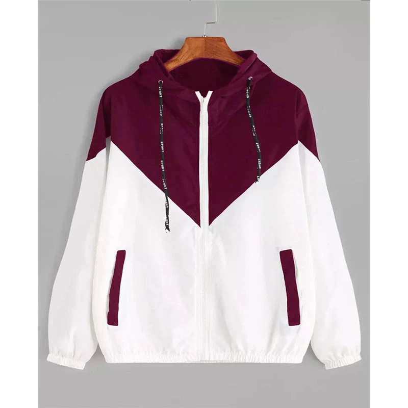 Fashion Zipper Hooded Spring Autumn Two Tone Windbreaker Jacket Pockets Casual Long Sleeves Coats Outwear Jacket Men And Women Y
Fashion Zipper Hooded Spring Autumn Two Tone Windbreaker Jacket Pockets Casual Long Sleeves Coats Outwear Jacket Men And Women Y