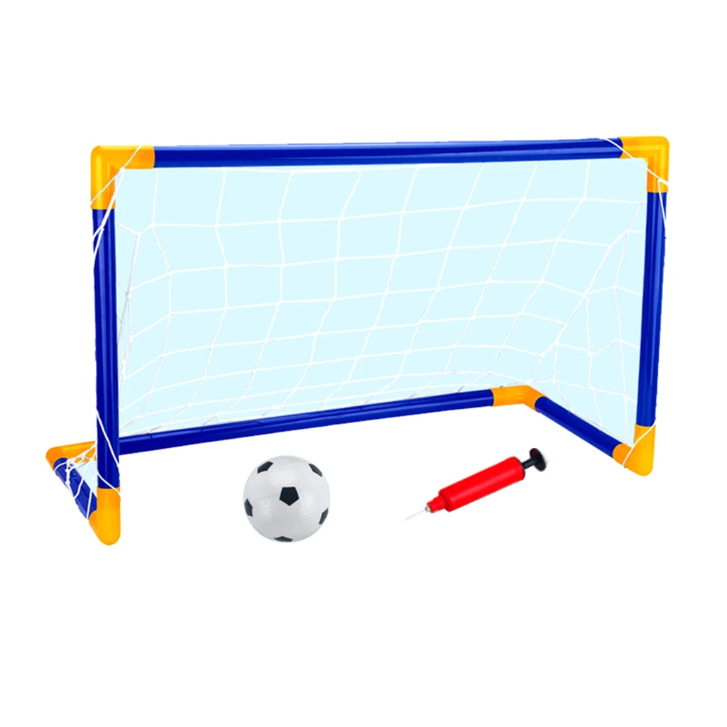 90cm Portable Soccer Goal Set, Football Gate & Football with Pump, Kids Outdoor Play Toy Gift 90cm Portable Soccer Goal Set, Football Gate & Football with Pump, Kids Outdoor Play Toy Gift