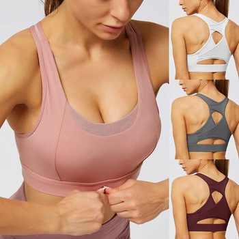 Sexy Mesh Backless Sports Yoga Bra Women Fitness Seamless Quick Dry Running Push Up Bra Gym Padded Top Athletic Training Bra
Sexy Mesh Backless Sports Yoga Bra Women Fitness Seamless Quick Dry Running Push Up Bra Gym Padded Top Athletic Training Bra