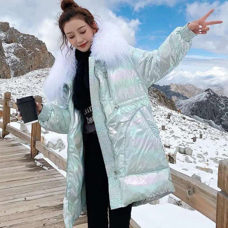 Fur Parka Long Winter Jacket Women Thicken Hooded Coat Female White Duck Down Waterproof Snow Outwear
Fur Parka Long Winter Jacket Women Thicken Hooded Coat Female White Duck Down Waterproof Snow Outwear