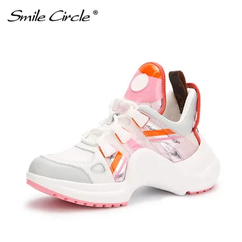 Smile Circle Wedge Heel Women's Sneakers Flat Platform Platform Shoes Summer Casual Women's Sneakers
Smile Circle Wedge Heel Women's Sneakers Flat Platform Platform Shoes Summer Casual Women's Sneakers