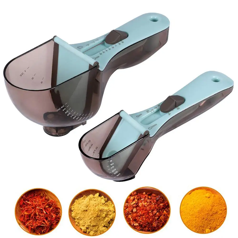 Plastic Adjust Measuring Tool Spoon with Scale Kitchen Measuring Cup Measurement Cooking Tools Baking Kitchen Accessory
Plastic Adjust Measuring Tool Spoon with Scale Kitchen Measuring Cup Measurement Cooking Tools Baking Kitchen Accessory