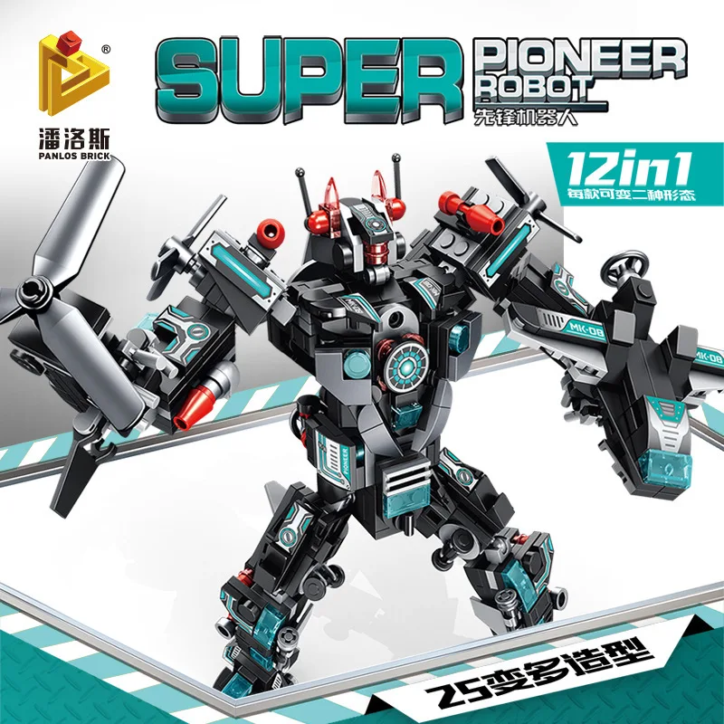 Pan luo si Pioneer Robot Building Blocks Children'S Educational Assembled Fight Inserted Assembly Small Particles Boy Small Toys
Pan luo si Pioneer Robot Building Blocks Children'S Educational Assembled Fight Inserted Assembly Small Particles Boy Small Toys