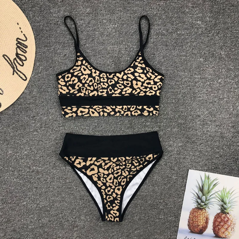 Print Black Patchwork High-waisted Bikini Sets Women Sexy Push Up Two Pieces Swimsuits 2020 Girl Beach Bathing Suits
Print Black Patchwork High-waisted Bikini Sets Women Sexy Push Up Two Pieces Swimsuits 2020 Girl Beach Bathing Suits