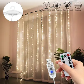 Curtain String Lights Led Fairy USB Light Bulbs Timer Function with Remote Control Decorations Bulb for Party/home/holiday 1m/3m
Curtain String Lights Led Fairy USB Light Bulbs Timer Function with Remote Control Decorations Bulb for Party/home/holiday 1m/3m