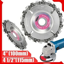 4 Inch Grinder Disc and Chain 22 Tooth Fine Abrasive Cut Chain For 100/115 Angle Grinder Grinding Machine Woodworking Tools
4 Inch Grinder Disc and Chain 22 Tooth Fine Abrasive Cut Chain For 100/115 Angle Grinder Grinding Machine Woodworking Tools