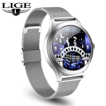 LIGE New Smartwatch Watch Heart Rate Monitor Sleep Monitoring Ip68 Waterproof Fashion Smart Watch Women for Android iOS
LIGE New Smartwatch Watch Heart Rate Monitor Sleep Monitoring Ip68 Waterproof Fashion Smart Watch Women for Android iOS