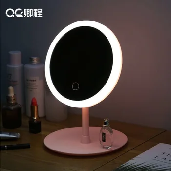 Led Chargeable Makeup Desktop Mirror with Smart Touch Control Girl 's Dressing Portable Vanity Mirror Lamp
Led Chargeable Makeup Desktop Mirror with Smart Touch Control Girl 's Dressing Portable Vanity Mirror Lamp