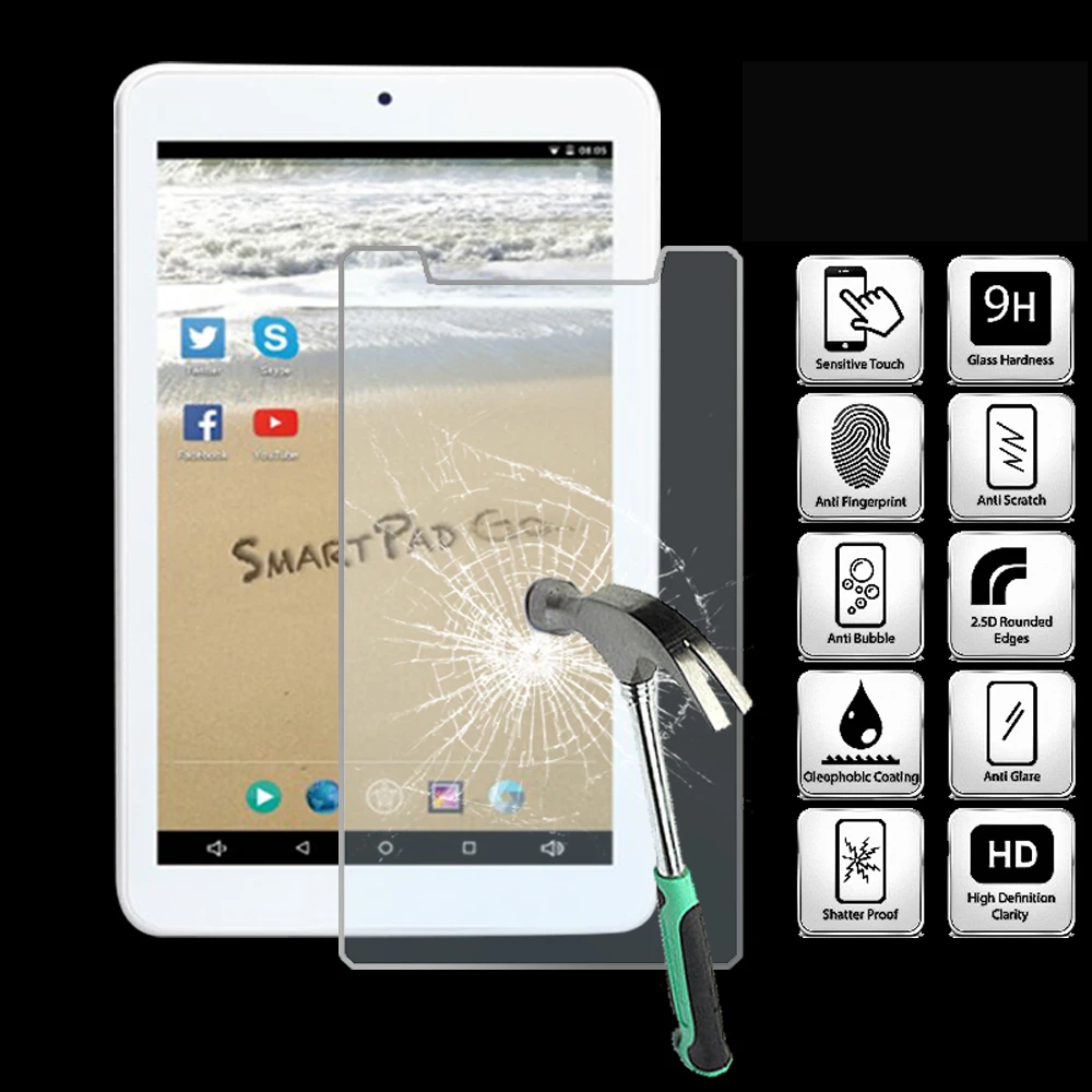 For MEDIACOM SmartPad Go Silver 7.0" - 9H Tablet Tempered Glass Screen Protector Cover Explosion-Proof High Quality Screen Film
For MEDIACOM SmartPad Go Silver 7.0" - 9H Tablet Tempered Glass Screen Protector Cover Explosion-Proof High Quality Screen Film