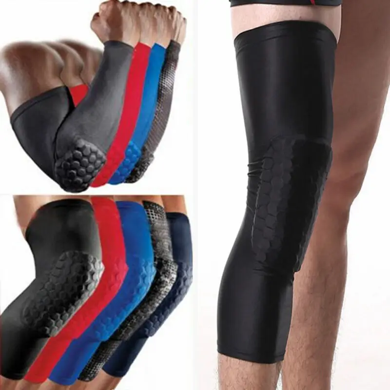 Honeycomb Knee Pad Basketball Crashproof Antislip Leg Long Sleeve Protector Gear
Honeycomb Knee Pad Basketball Crashproof Antislip Leg Long Sleeve Protector Gear