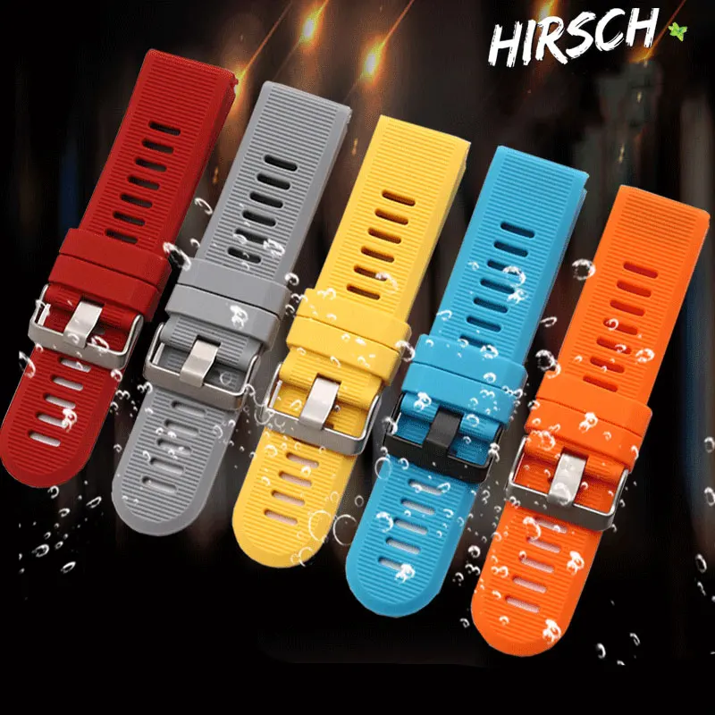 26mm Soft silicone watch band with stainless streel buckle adaptation Garmin Fenix3 HR rubber watch chain Quick release
26mm Soft silicone watch band with stainless streel buckle adaptation Garmin Fenix3 HR rubber watch chain Quick release