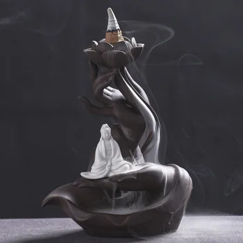 Purple sand lotus bergamot back incense burner creative white deer bergamot tower incense burner home crafts ornaments
Purple sand lotus bergamot back incense burner creative white deer bergamot tower incense burner home crafts ornaments