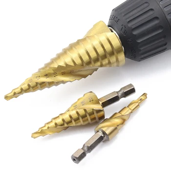 3/pcs 4-12/20/32mm HSS Spiral Grooved Center Drill Bit Solid Carbide Mini Drill Accessories Titanium Step Cone Drill Bit YALKU
3/pcs 4-12/20/32mm HSS Spiral Grooved Center Drill Bit Solid Carbide Mini Drill Accessories Titanium Step Cone Drill Bit YALKU
