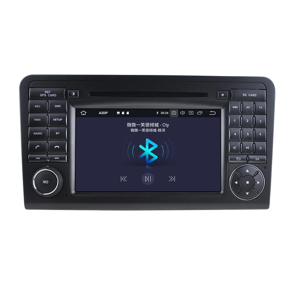 Top Android 9 With DSP For Mercedes Benz ML clase W164 2005- 2012 Car No DVD video player Multimedia GPS navigation Radio Tape 0
