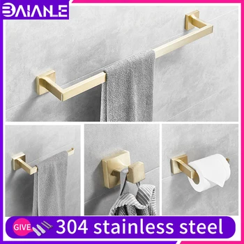 Toilet towel rack suit gold square ring stainless steel wall mounted towel holder bathroom shelve tissue holder coat hooks
Toilet towel rack suit gold square ring stainless steel wall mounted towel holder bathroom shelve tissue holder coat hooks