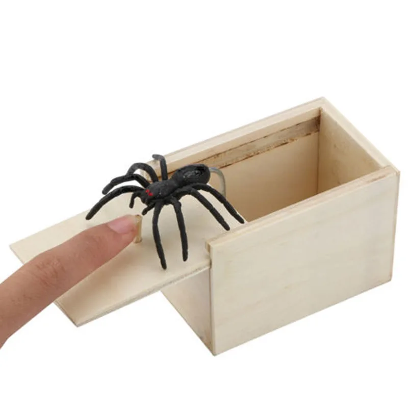 1 Piece Wooden Prank Spider In The Case Scare Box Scaring Trick Play Joke Toy Home Garden Supplies
1 Piece Wooden Prank Spider In The Case Scare Box Scaring Trick Play Joke Toy Home Garden Supplies
