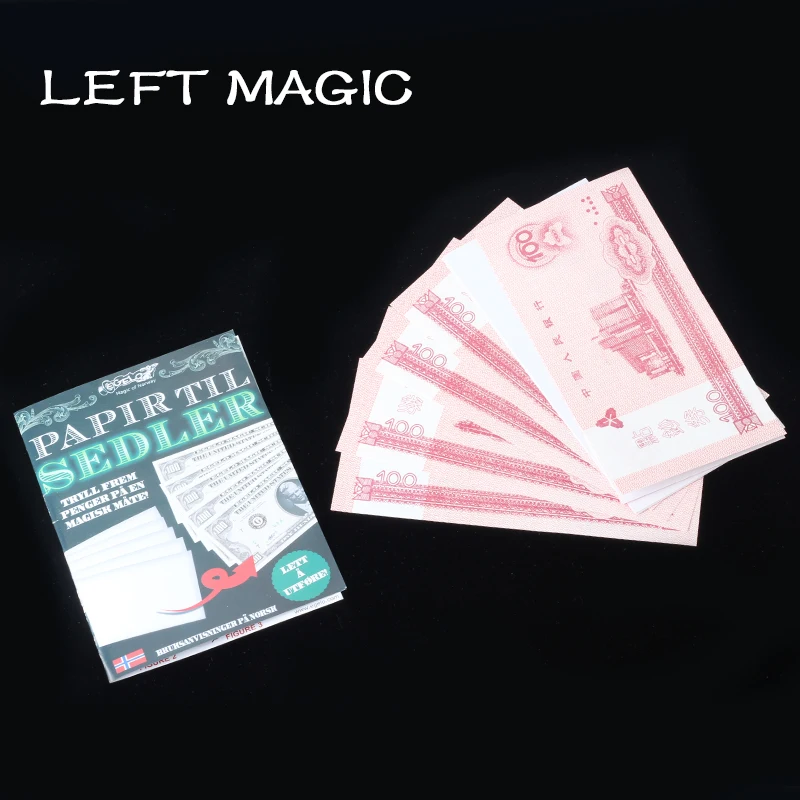 Paper To Money Magic Tricks Papir Til Sedler Magic Props Bill Vanishing/Appearing Illusions Magic Tricks Close Up Fun
Paper To Money Magic Tricks Papir Til Sedler Magic Props Bill Vanishing/Appearing Illusions Magic Tricks Close Up Fun