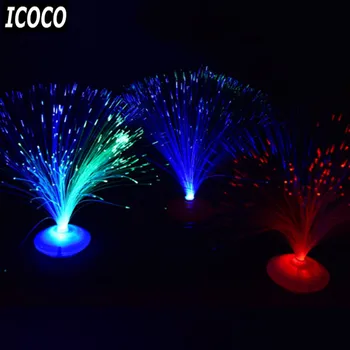 

Romantic LED Fiber Light Color Changing LED Fiber Optic Nightlight Battery Powered Christmas Lamp for Party Home Decoration