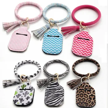 30ml Flower Pattern Neoprene Hand Sanitizer Bottle Holder Pu Bracelet With Keychain Holder Alcohol Bottle Cover For Soap Liquids
30ml Flower Pattern Neoprene Hand Sanitizer Bottle Holder Pu Bracelet With Keychain Holder Alcohol Bottle Cover For Soap Liquids