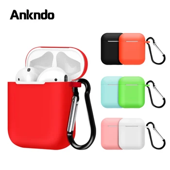 Soft Silicone Case For Airpods Shockproof Cover For Apple Airpods Earphone Box Protector Case with portable hook
Soft Silicone Case For Airpods Shockproof Cover For Apple Airpods Earphone Box Protector Case with portable hook