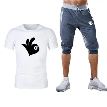 Summer 2020 fashion hip-hop men's T-shirt + shorts two-piece short-sleeved T-shirt fashion sports T-shirt + cropped pants suit
Summer 2020 fashion hip-hop men's T-shirt + shorts two-piece short-sleeved T-shirt fashion sports T-shirt + cropped pants suit