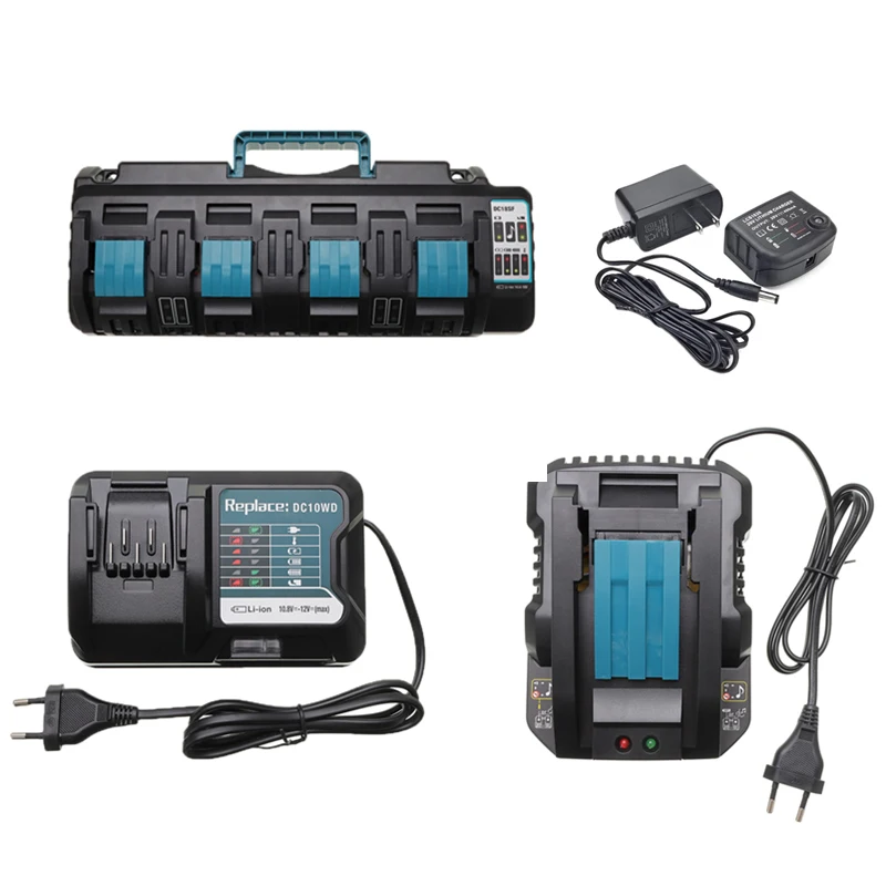 Li-Ion Battery Charger DC18RCA DC10WD LCS1620 DC18SF For Makita 14.4V 18V 20V Lithium Battery BL1830 BL1840 BL1850 BL1860 Bl1430
Li-Ion Battery Charger DC18RCA DC10WD LCS1620 DC18SF For Makita 14.4V 18V 20V Lithium Battery BL1830 BL1840 BL1850 BL1860 Bl1430