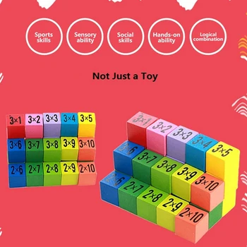 Children Wooden Toys 99 Multiplication Table Math Toy 10x10 Figure Blocks
Children Wooden Toys 99 Multiplication Table Math Toy 10x10 Figure Blocks