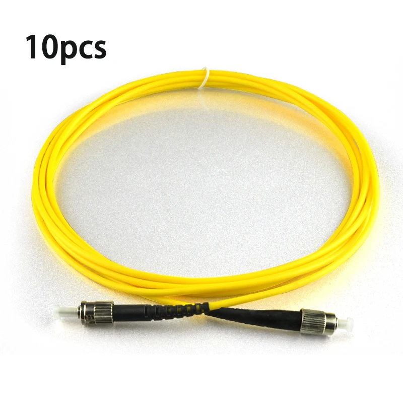 10 Pcs FC-ST single-mode fiber optic cables 3 m 5 m 10 m 15 m 20 m pigtailed ST-FC network fiber connection jumper
10 Pcs FC-ST single-mode fiber optic cables 3 m 5 m 10 m 15 m 20 m pigtailed ST-FC network fiber connection jumper