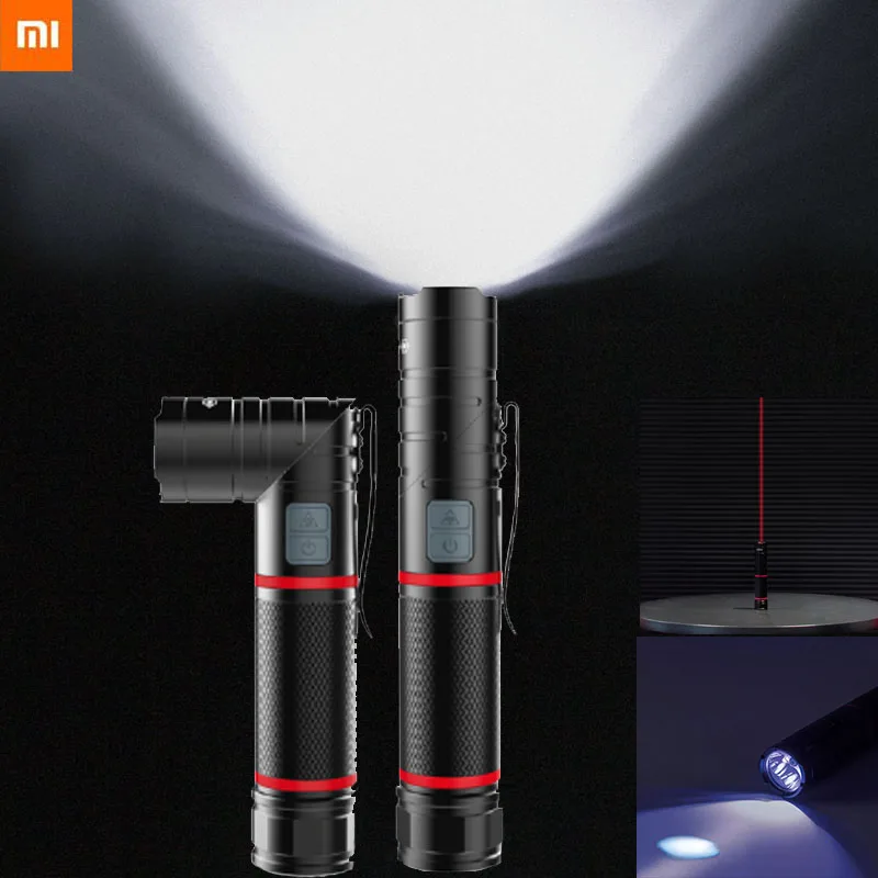 Xiaomi Flashlight Ultraviolet 180 ° Folding Rotation LED Flashlight 100/310Lumens Outdoor Emergency Survival Tools Ir Flashlight
Xiaomi Flashlight Ultraviolet 180 ° Folding Rotation LED Flashlight 100/310Lumens Outdoor Emergency Survival Tools Ir Flashlight
