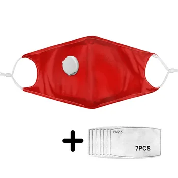 Solid Red Pattern Face Mask with Breathing Valve Stylish Reusable Colorful Masks Anti Haze Dust PM2.5 Filter Mouth Protective
Solid Red Pattern Face Mask with Breathing Valve Stylish Reusable Colorful Masks Anti Haze Dust PM2.5 Filter Mouth Protective