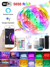 WIFI LED Strip Lights Bluetooth Controller RGB 5050 Gaming Decoration BackLight Lamp Night light Luminous String For Bedroom 
WIFI LED Strip Lights Bluetooth Controller RGB 5050 Gaming Decoration BackLight Lamp Night light Luminous String For Bedroom