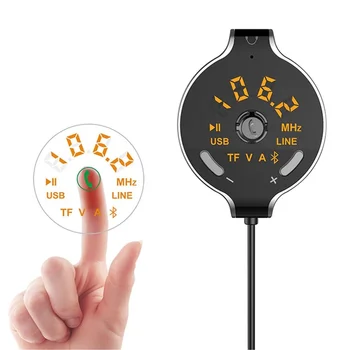 FM Modulator Car Kit MP3 Player Wireless Bluetooth Hands-free FM Transmitter AUX Output TF/U Disk Play USB Car Charger 5V/3.1A
FM Modulator Car Kit MP3 Player Wireless Bluetooth Hands-free FM Transmitter AUX Output TF/U Disk Play USB Car Charger 5V/3.1A