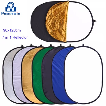 Powerwin 7 in 1 Oval Reflector 90x120cm Collapsible Disc DSLR Camera Flash Studio Video Light Stand Softbox Diffuser Backdrop
Powerwin 7 in 1 Oval Reflector 90x120cm Collapsible Disc DSLR Camera Flash Studio Video Light Stand Softbox Diffuser Backdrop