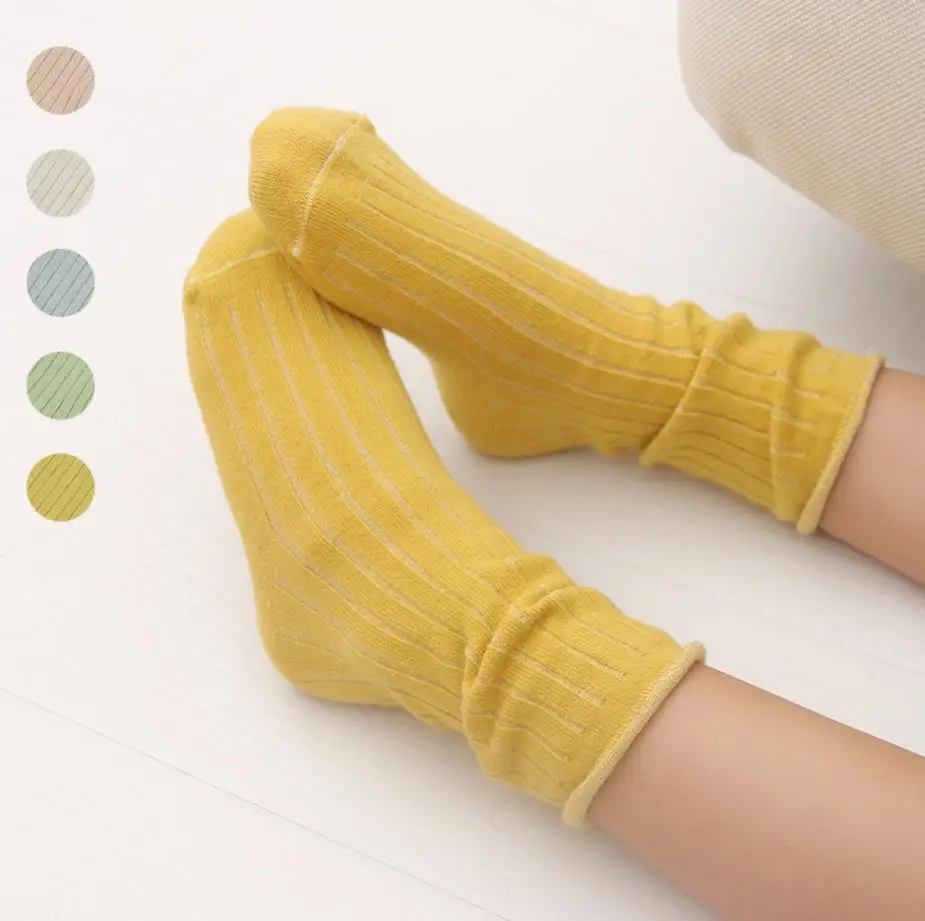 Autumn And Winter New Style Combed Cotton Macarons Crimping CHILDREN'S Socks Solid Color Double Needles Tube Socks Bunching Sock
Autumn And Winter New Style Combed Cotton Macarons Crimping CHILDREN'S Socks Solid Color Double Needles Tube Socks Bunching Sock