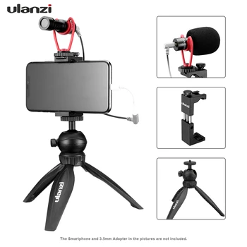 ulanzi Mic Smartphone Video Kit Mini Desktop Tripod + Metal Phone Holder with Cold Shoe Mount + Video Microphone for Vlogging
ulanzi Mic Smartphone Video Kit Mini Desktop Tripod + Metal Phone Holder with Cold Shoe Mount + Video Microphone for Vlogging