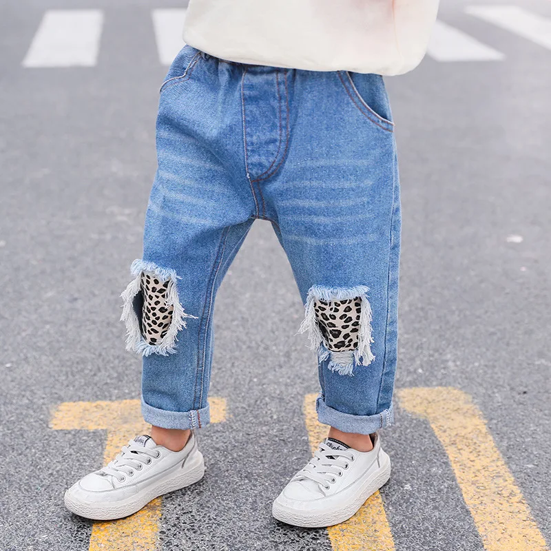 Girls Korean-style Crawler 2019 Autumn New Style Leopord Pattern Baby Girls Jeans Trousers Children
Girls Korean-style Crawler 2019 Autumn New Style Leopord Pattern Baby Girls Jeans Trousers Children