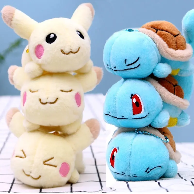 Плюшевая мягкая аниме игрушка кукла Jigglypuff Squirtle Mewtwo Charmander Gengar Psyduck игрушки подарок