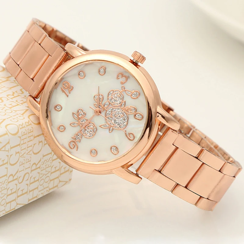 Ladies Elegant Wrist Watches for Women Stylish Bracelet Rhinestones Analog Quartz Watch Women's Crystal Small Dial Watch Reloj
Ladies Elegant Wrist Watches for Women Stylish Bracelet Rhinestones Analog Quartz Watch Women's Crystal Small Dial Watch Reloj