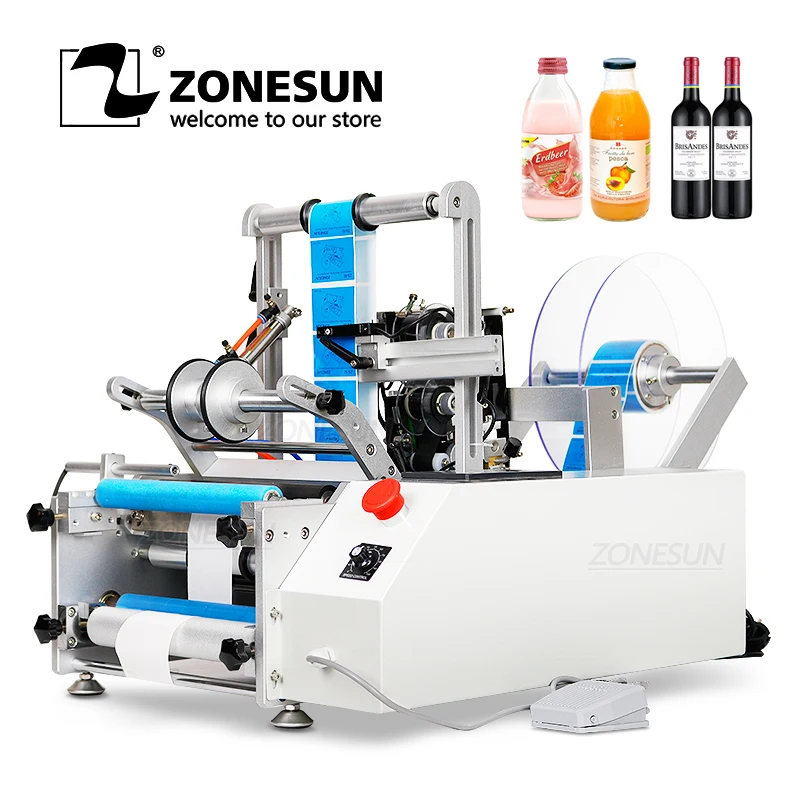 ZONESUN Sterilized Alcohol labeling machine Automatic Plastic Round Glass Bottle Double Side Labeling Machine Sticker Labeller
ZONESUN Sterilized Alcohol labeling machine Automatic Plastic Round Glass Bottle Double Side Labeling Machine Sticker Labeller