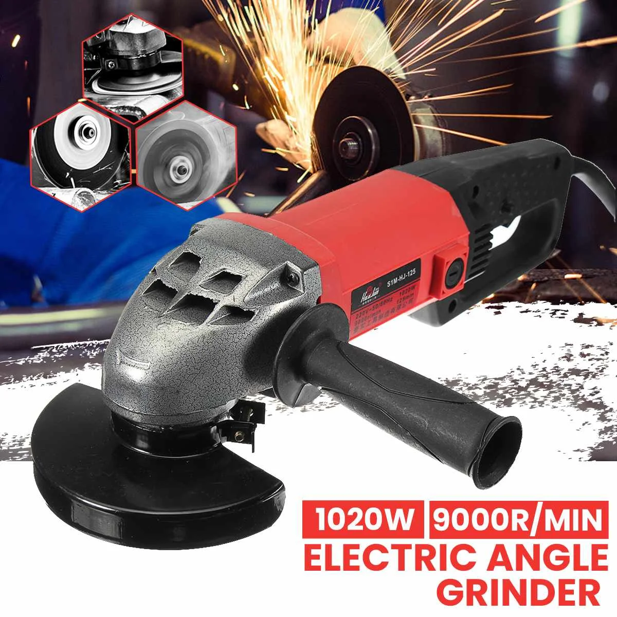 Multi-Port 1020W 220V Tool Electric Angle Grinder Power Tools cutting Machine Electric Tool for Grinding of Metal Woodworking
Multi-Port 1020W 220V Tool Electric Angle Grinder Power Tools cutting Machine Electric Tool for Grinding of Metal Woodworking